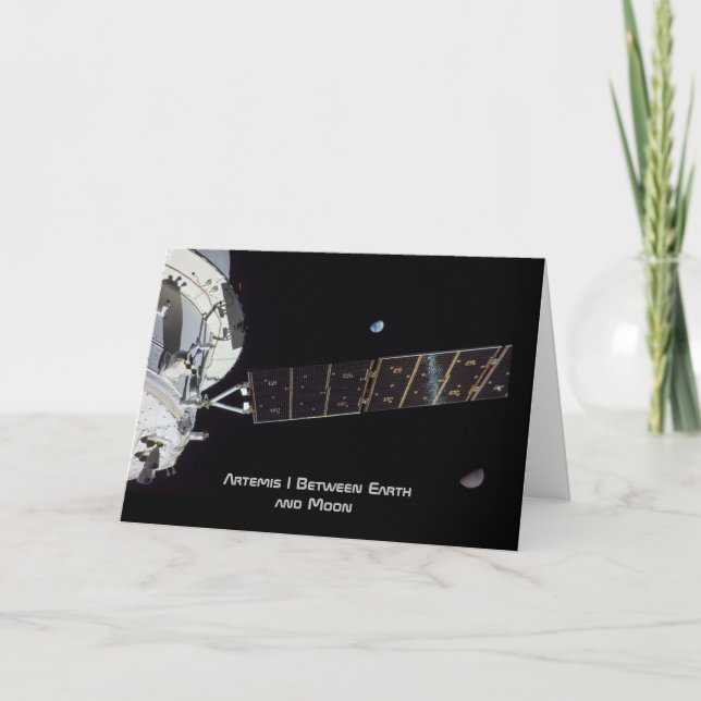  Artemis I Between Earth and Moon Card (Front)