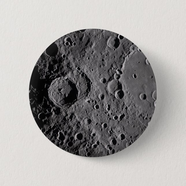 Artemis II Lunar Craters 2 Inch Round Button (Front)