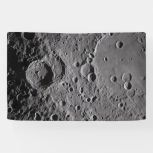 Artemis II Lunar Craters Banner