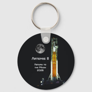 Artemis II Moon Mission Keychain