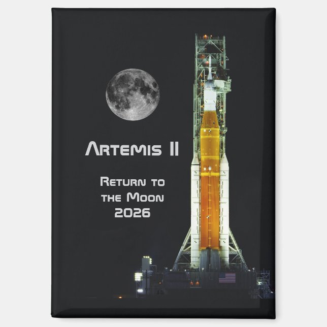 Artemis II Moon Mission Magnet (Front)