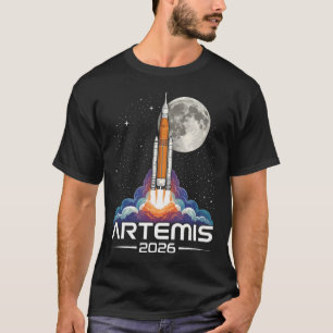 Artemis Ii Space Rocket Launch Mission To The T-Shirt
