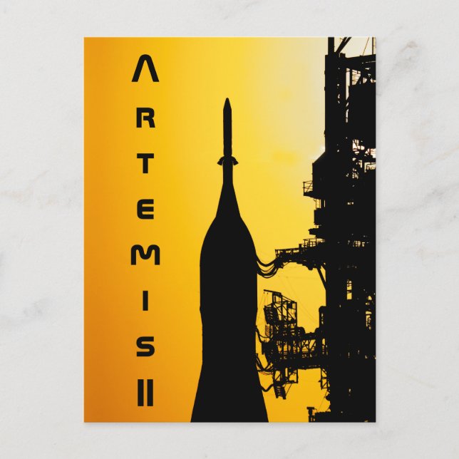 Artemis II to Launch Pad Postcard (Front)