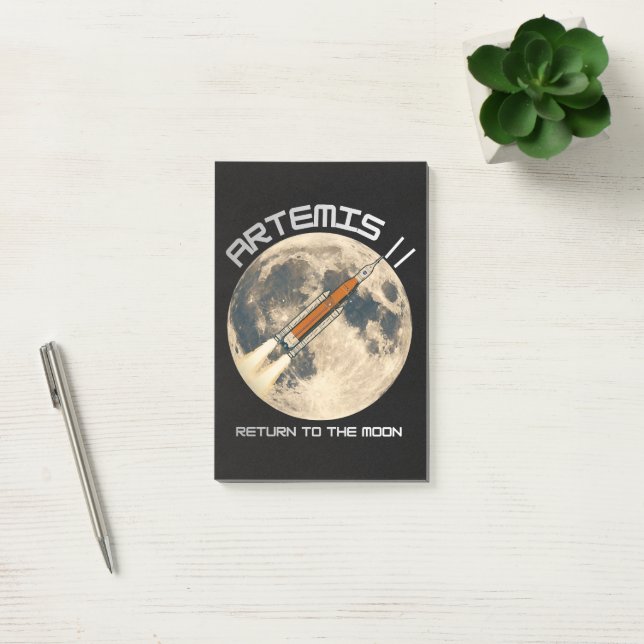 Artemis moon mission post-it notes (Office)