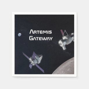 Artemis Orion SLS Moon Mission Napkin