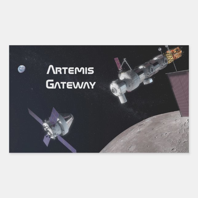Artemis Orion SLS Moon Mission Sticker (Front)
