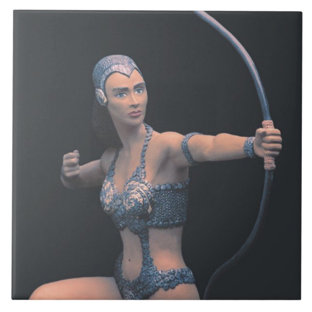 Artemis Sculpture Ceramic Tile (Front)
