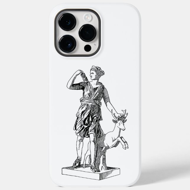 Artemis Statue Greek Goddess mythology culture Case-Mate iPhone Case (Back)