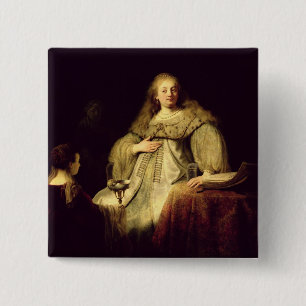 Artemisia, 1634 2 inch square button