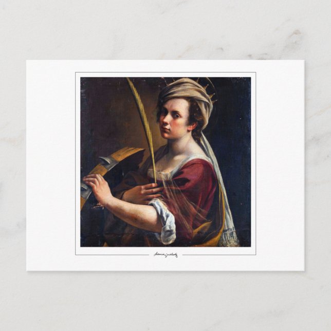 Artemisia Gentileschi #4 - Fine Art Postcard (Front)