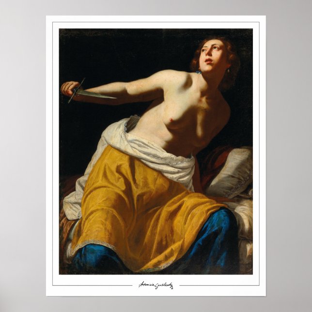 Artemisia Gentileschi Zedign Art Poster #1 (Front)
