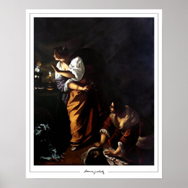 Artemisia Gentileschi Zedign Art Poster #55 (Front)