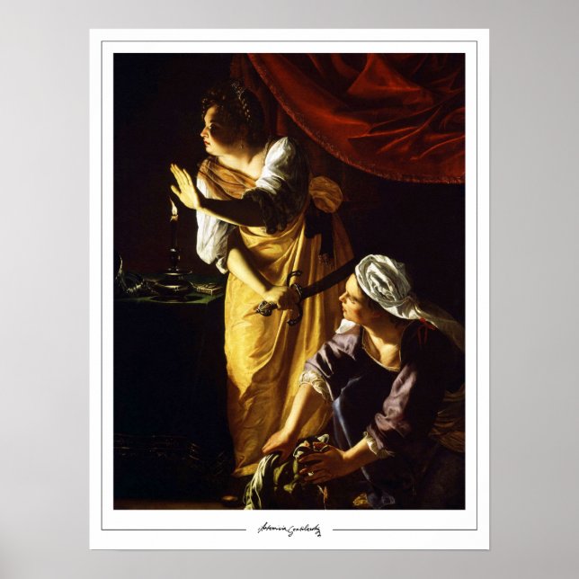 Artemisia Gentileschi Zedign Art Poster #75 (Front)
