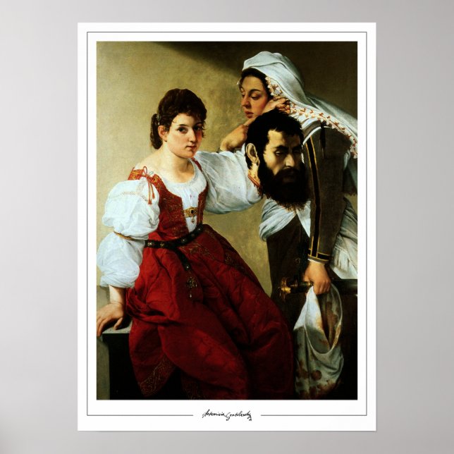 Artemisia Gentileschi Zedign Poster d'art #10 (Devant)