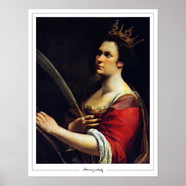 Artemisia Gentileschi Zedign Poster d'art #12 (Devant)