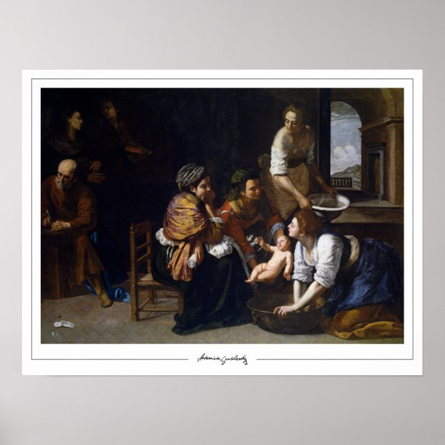 Artemisia Gentileschi Zedign Poster d'art #13 (Devant)