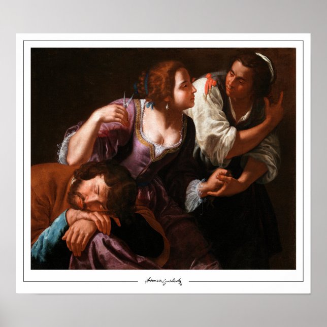 Artemisia Gentileschi Zedign Poster d'art #17 (Devant)