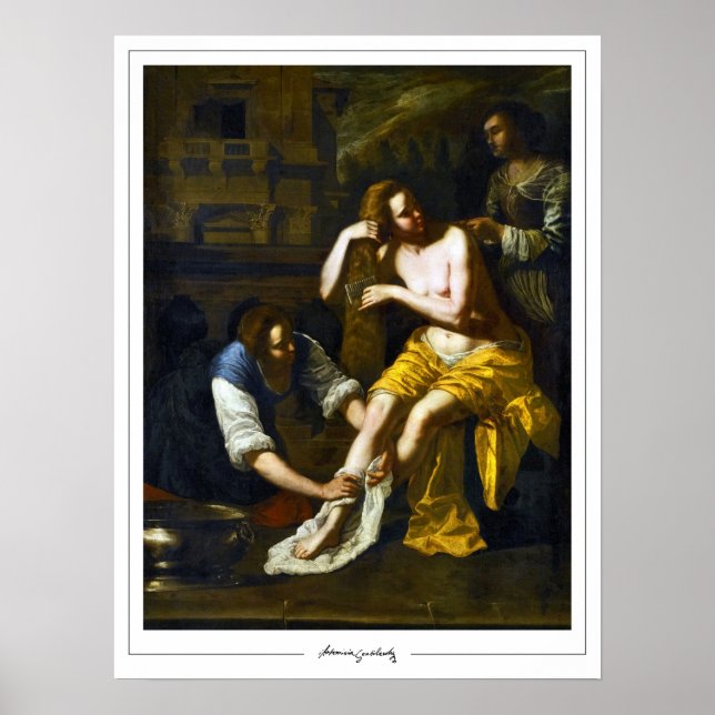 Artemisia Gentileschi Zedign Poster d'art #2 (Devant)