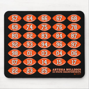 Artesia Bulldogs Football State Champs Mousepad