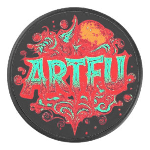 ARTFU HOCKEY PUCK
