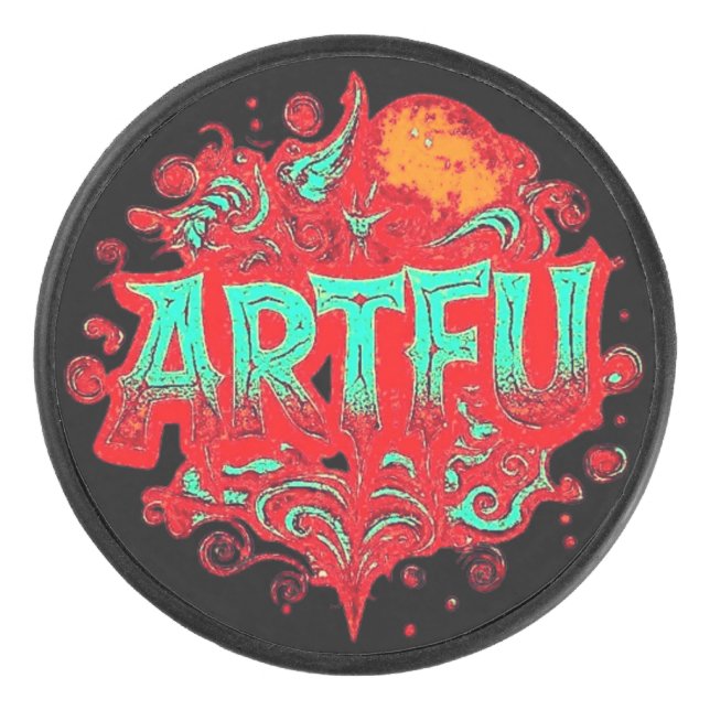ARTFU HOCKEY PUCK (Front)