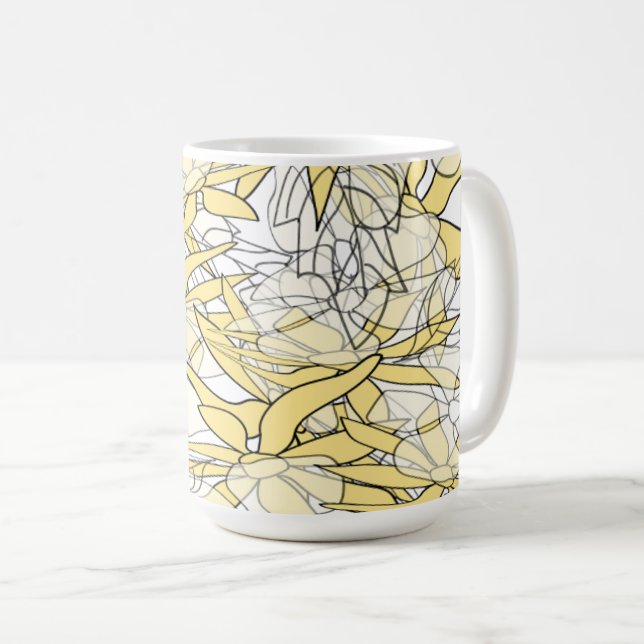 Artful Blossom Mug (Front Right)