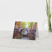 Artful Canal Note Card