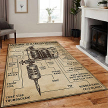 Artful Footprints: Tattoo-Infused Area Rugs