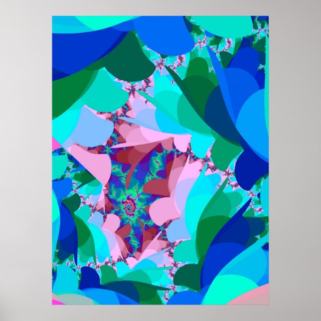 Artful Forest Foliage Poster (Front)