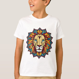 "Artful lion face harmonious design" T-Shirt
