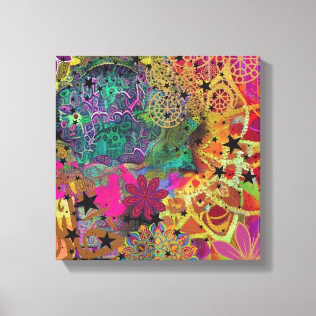 Artful Muslim Canvas Print (Front)