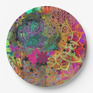 Artful Muslim Paper Plate