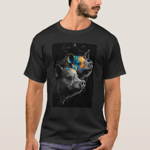 Artful Portrait of two Pigs T-Shirt