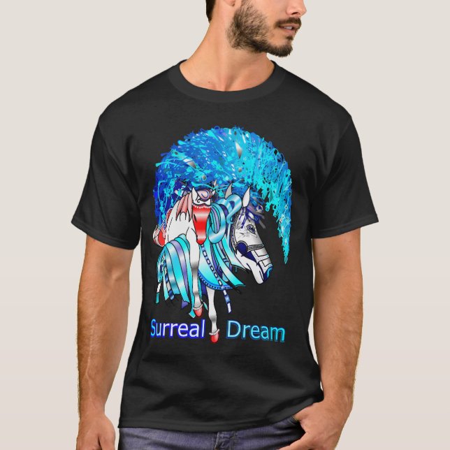 ArtGil Horse 1 Surreal Horses from another world b T-Shirt (Front)