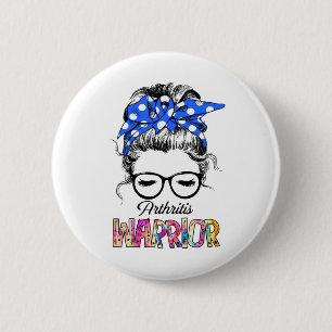 Arthritis Awareness Month Ribbon Gifts 2 Inch Round Button