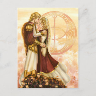 Arthur and Guinevere's Wedding Postcard