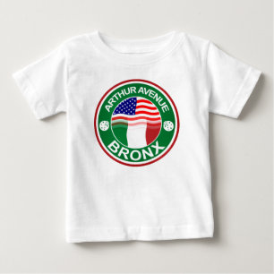 Arthur Ave Bronx Italian American Baby T-Shirt