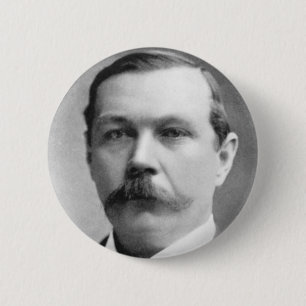 Arthur Conan Doyle Photo 2 Inch Round Button