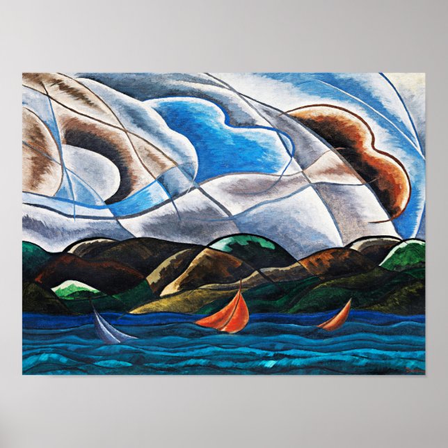 Arthur Dove, Clouds and Water Poster (Front)