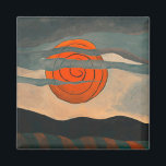 Arthur Dove painting, Red Sun, Magnet<br><div class="desc">Red Sun,  famous painting by American artist Arthur Dove.</div>