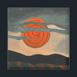 Arthur Dove painting, Red Sun, Magnet<br><div class="desc">Red Sun,  famous painting by American artist Arthur Dove.</div>