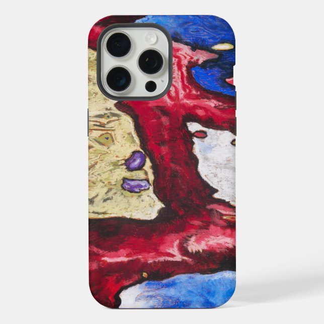 Arthur Dove's 'Tree Forms and Water' iPhone Case (Back)