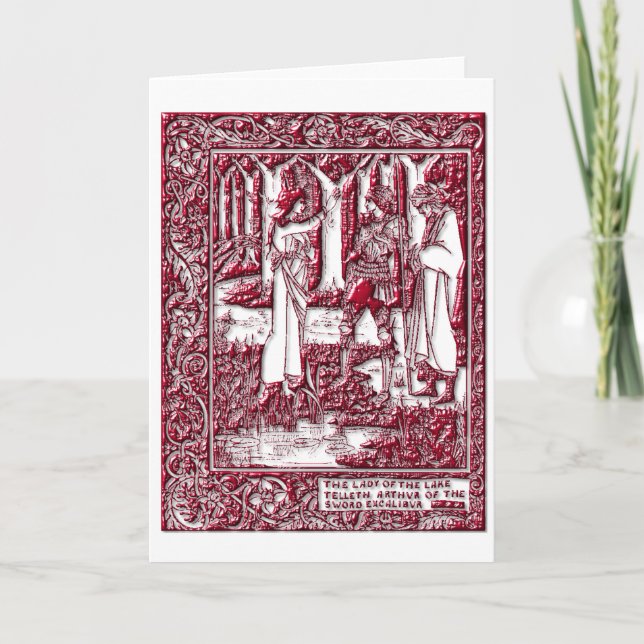 Arthur et Madame de la carte de voeux de lac (Devant)