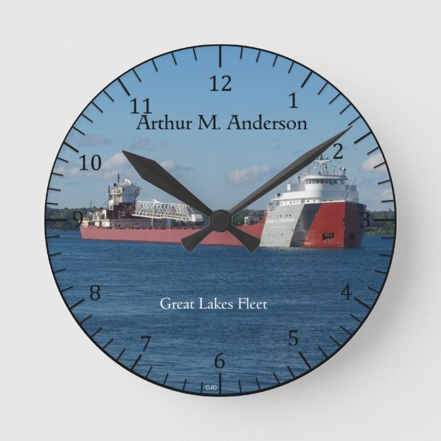 Arthur M. Anderson clock (Front)