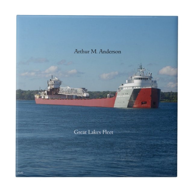 Arthur M. Anderson tile (Front)