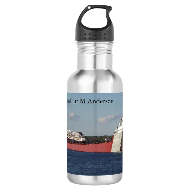 Arthur M. Anderson water bottle (Front)