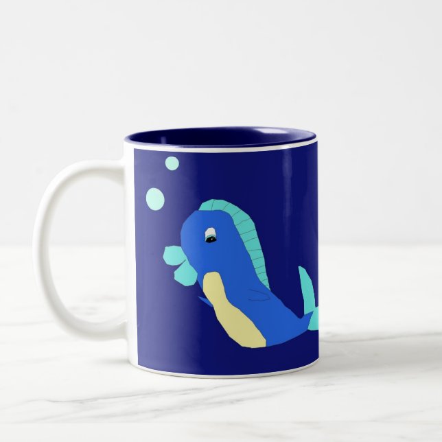 Arthur on Blue Background mug (Left)