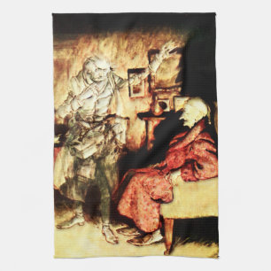 Arthur Rackham - A Christmas Carol - Scrooge Kitchen Towel