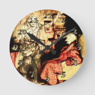 Arthur Rackham - A Christmas Carol - Scrooge Round Clock