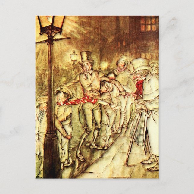 Arthur Rackham - A Christmas Carol - Street Postcard (Front)